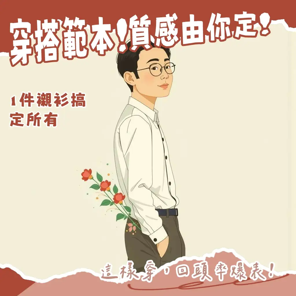 長袖襯衫穿搭男指南，涵蓋四季搭配、Oversize襯衫技巧與Dcard熱門單品推薦