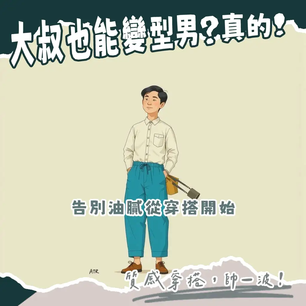 50歲男穿搭指南，展現熟男魅力，打造質感品味穿搭，擺脫中年男子穿搭禁忌。