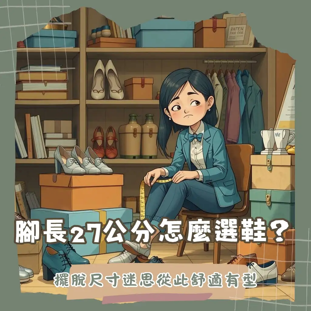 腳長27公分穿幾號鞋精準對照表，包含各國尺碼與品牌尺寸建議