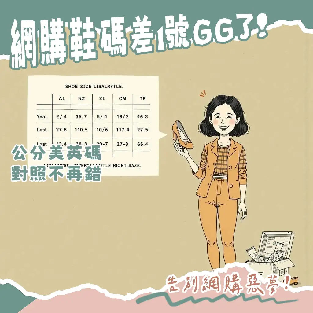 鞋子40碼是幾號尺寸對照，歐洲碼、美國碼、英國碼、公分完整換算指南