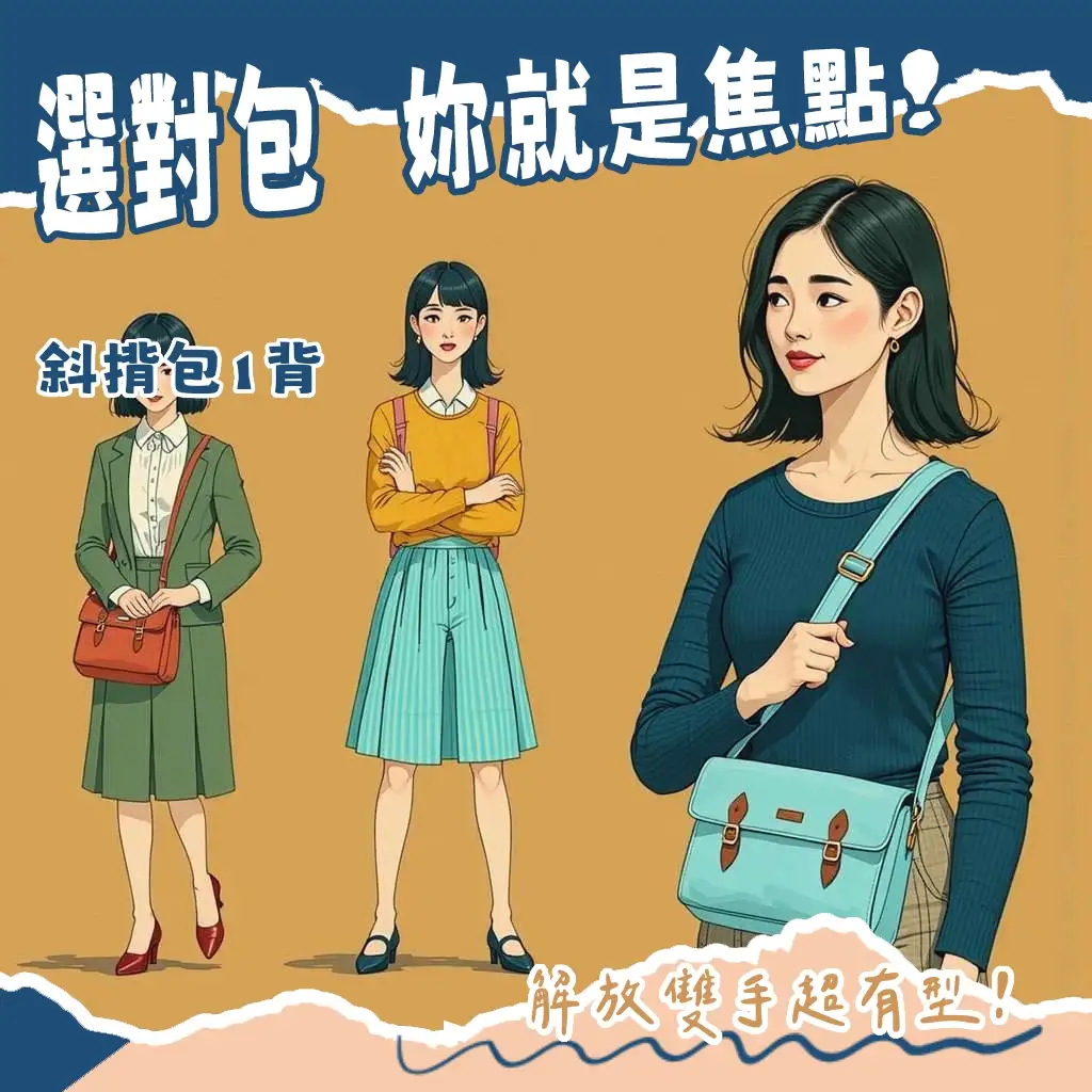 斜背包女2025熱門款選購指南：精選品牌、材質、大小、穿搭技巧全攻略