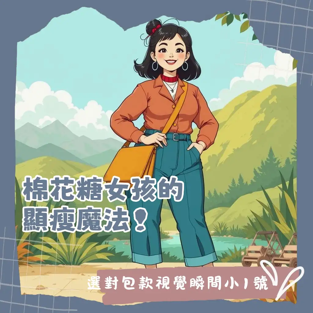 胖的人適合背的顯瘦包包、棉花糖女孩穿搭、各種包款與背法指南